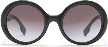Burberry 52mm Classic Reloaded Round Sunglasses Burberry 52mm Classic Reloaded Round Sunglasses | Nordstromrack main image 3