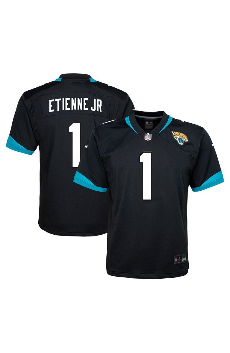 Nike Youth Nike Travis Etienne Black Jacksonville Jaguars Alternate Player Game Jersey, Alternate, color, Black
