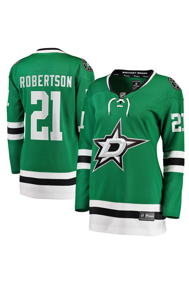 Women's Fanatics Branded Jason Robertson Kelly Green Dallas Stars Home Breakaway Jersey, Main, color, Kelly Green