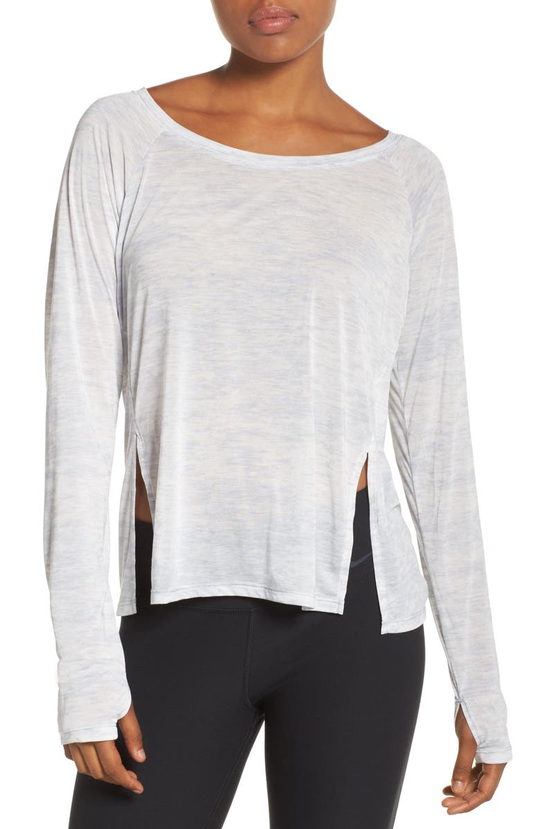 Nike Split High/Low Hem Top, Main, color, 