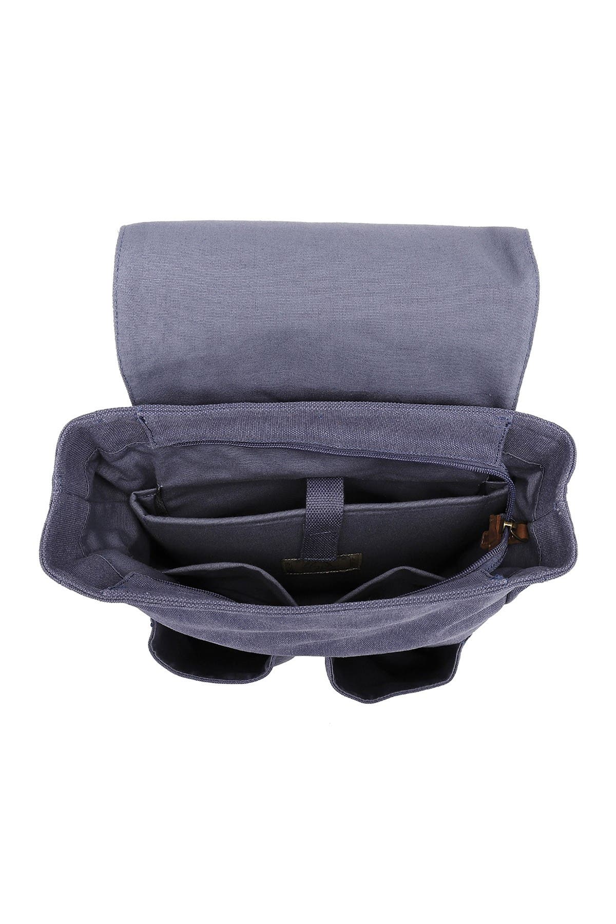 Atona Canvas Backpack, Alternate, color, DENIM BLUE