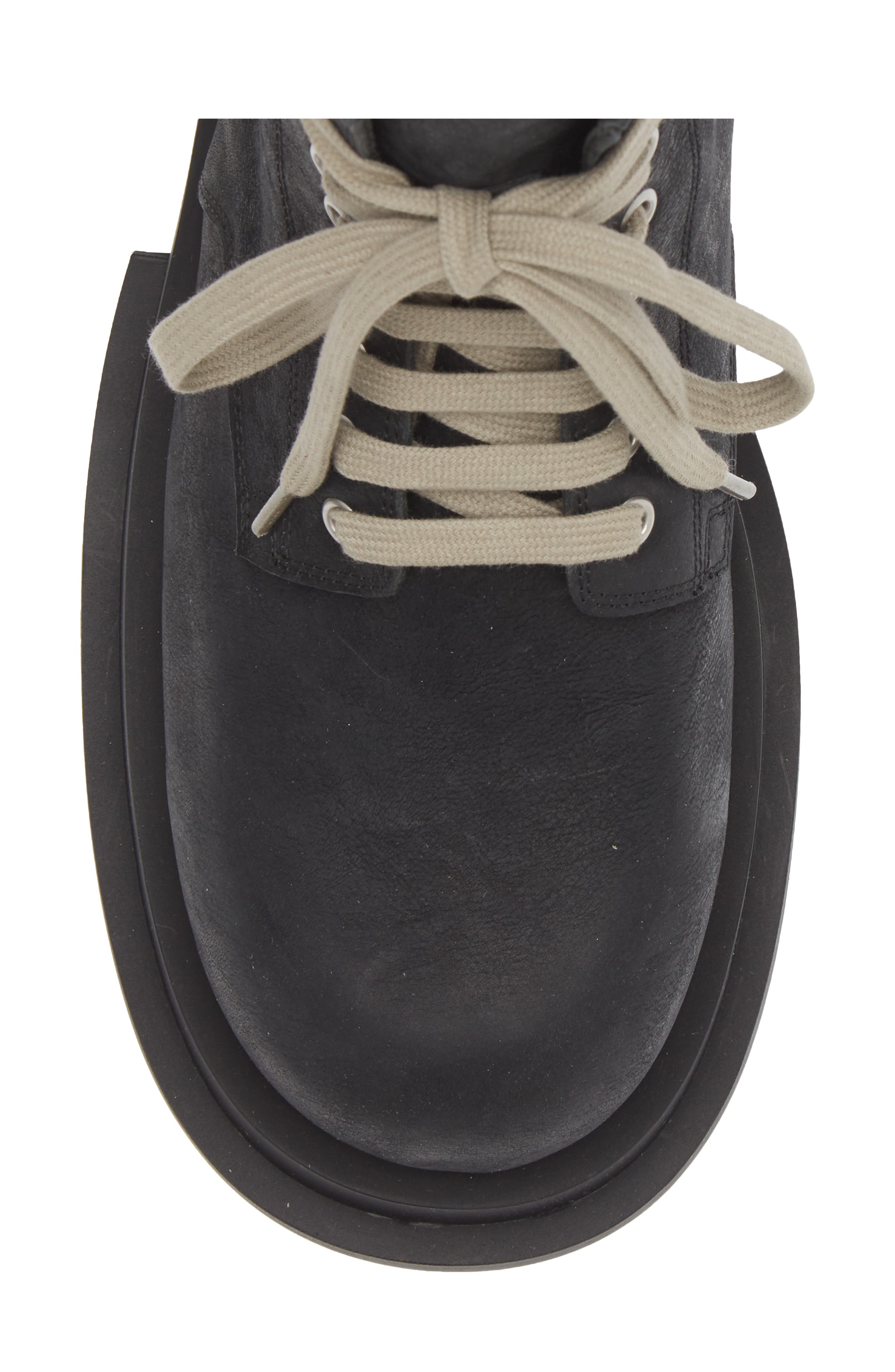 Rick Owens Lido Laced Combat Boot, Alternate, color, 