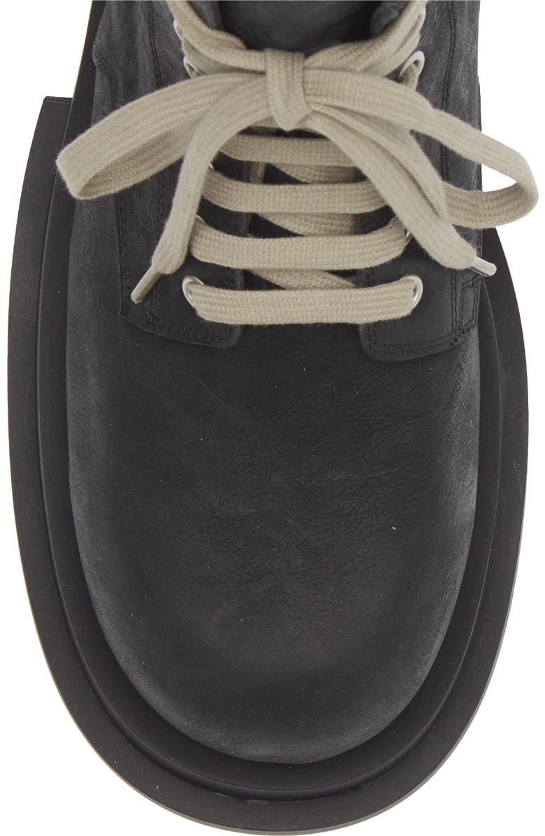 Rick Owens Lido Laced Combat Boot, Alternate, color,