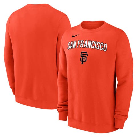 Men's Nike Orange San Francisco Giants Pullover Sweatshirt