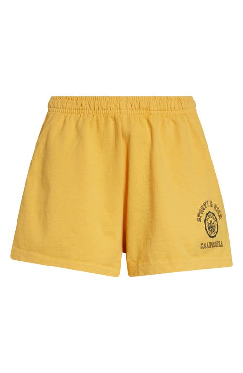 Sporty And Rich Sporty & Rich California Emblem Disco Graphic Shorts