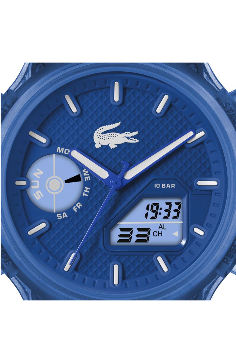 Lacoste LC33 Silicone Strap Watch, 44mm, Alternate, color,