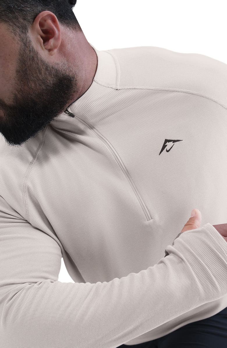 Nike Dri-FIT Half Zip Midlayer Trail Top, Alternate, color, College Grey/Cave Stone/Black