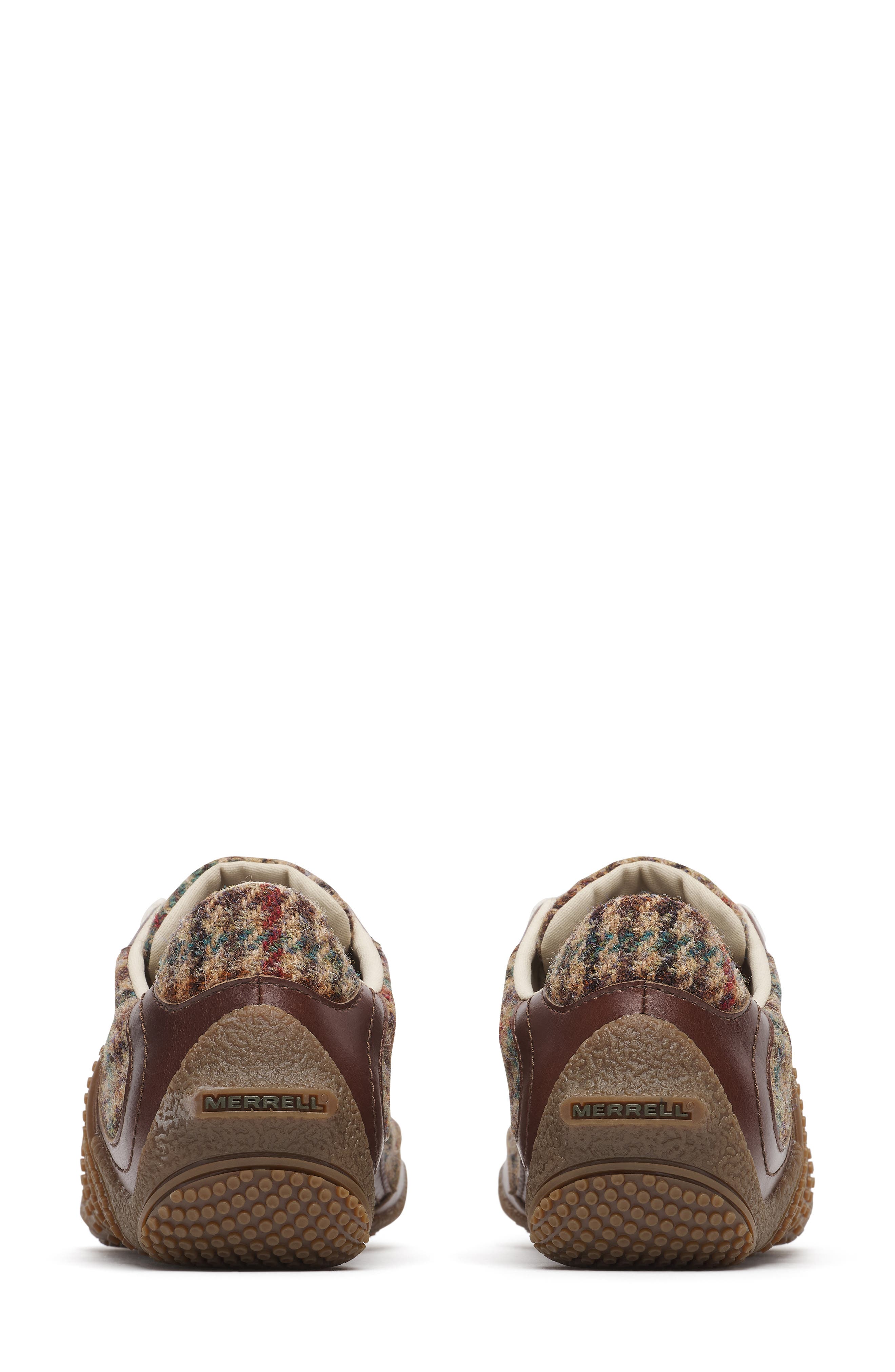 Relay Lace Harris Tweed Sneaker, Alternate, color, DARK WALNUT