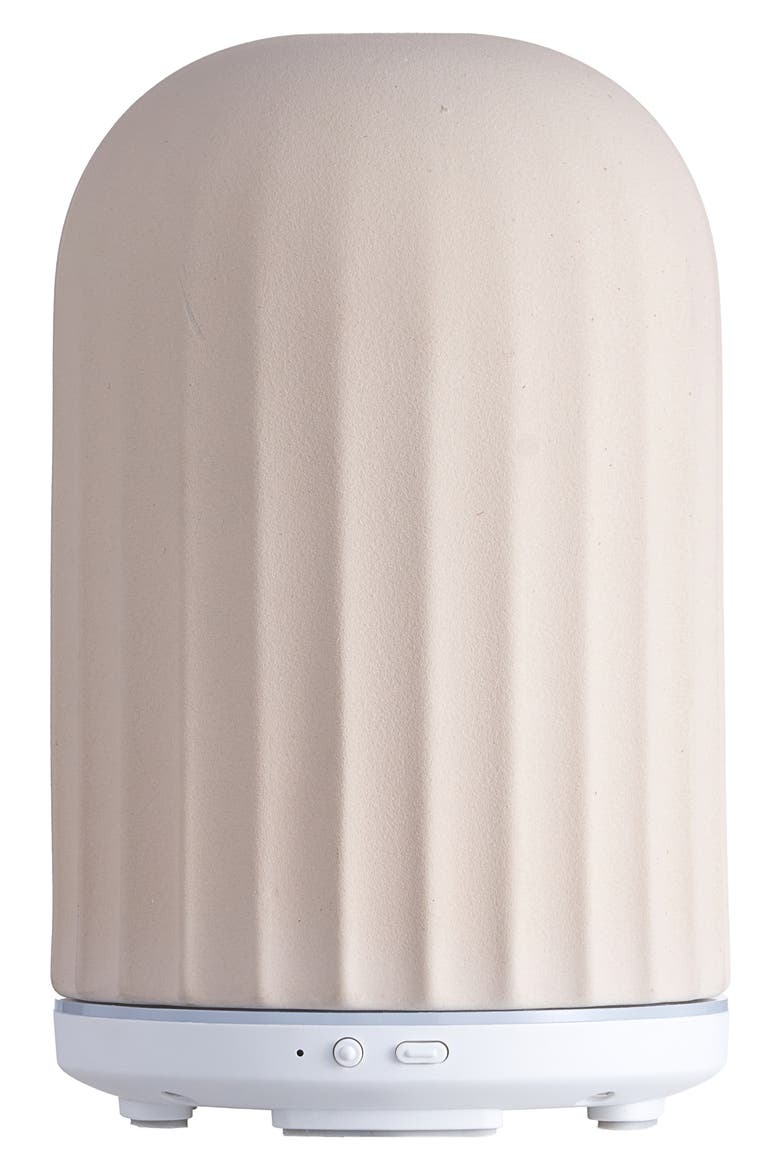 Ingrid Beige Ceramic Ultrasonic Diffuser, Main, color, BEIGE