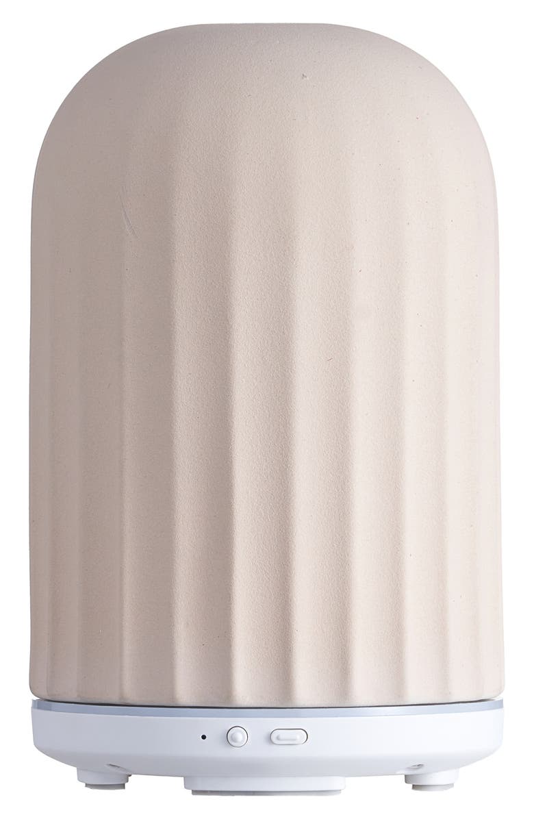 SERENE HOUSE Ingrid Beige Ceramic Ultrasonic Diffuser, Main, color, Beige