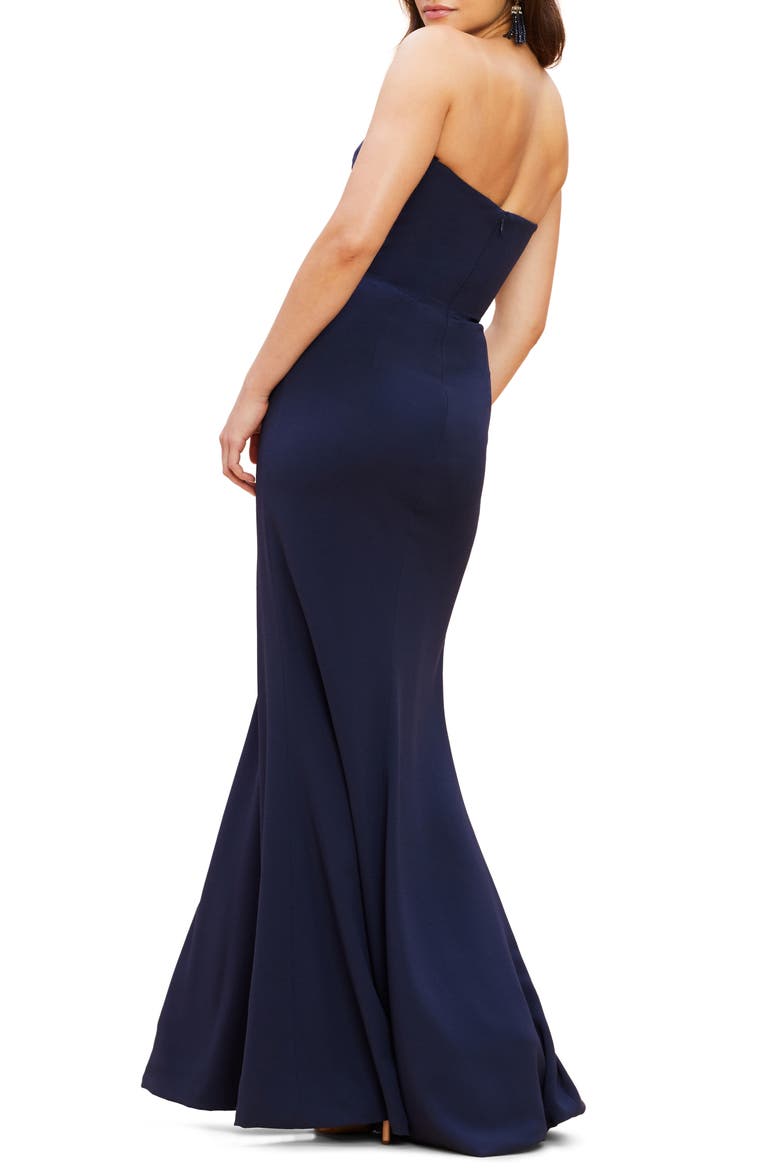 Fernanda Strapless Evening Gown, Alternate, color, MIDNIGHT BLUE