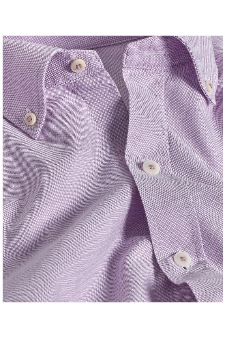 Oxford Cotton Button-Down Sport Shirt, Alternate, color, LILAC