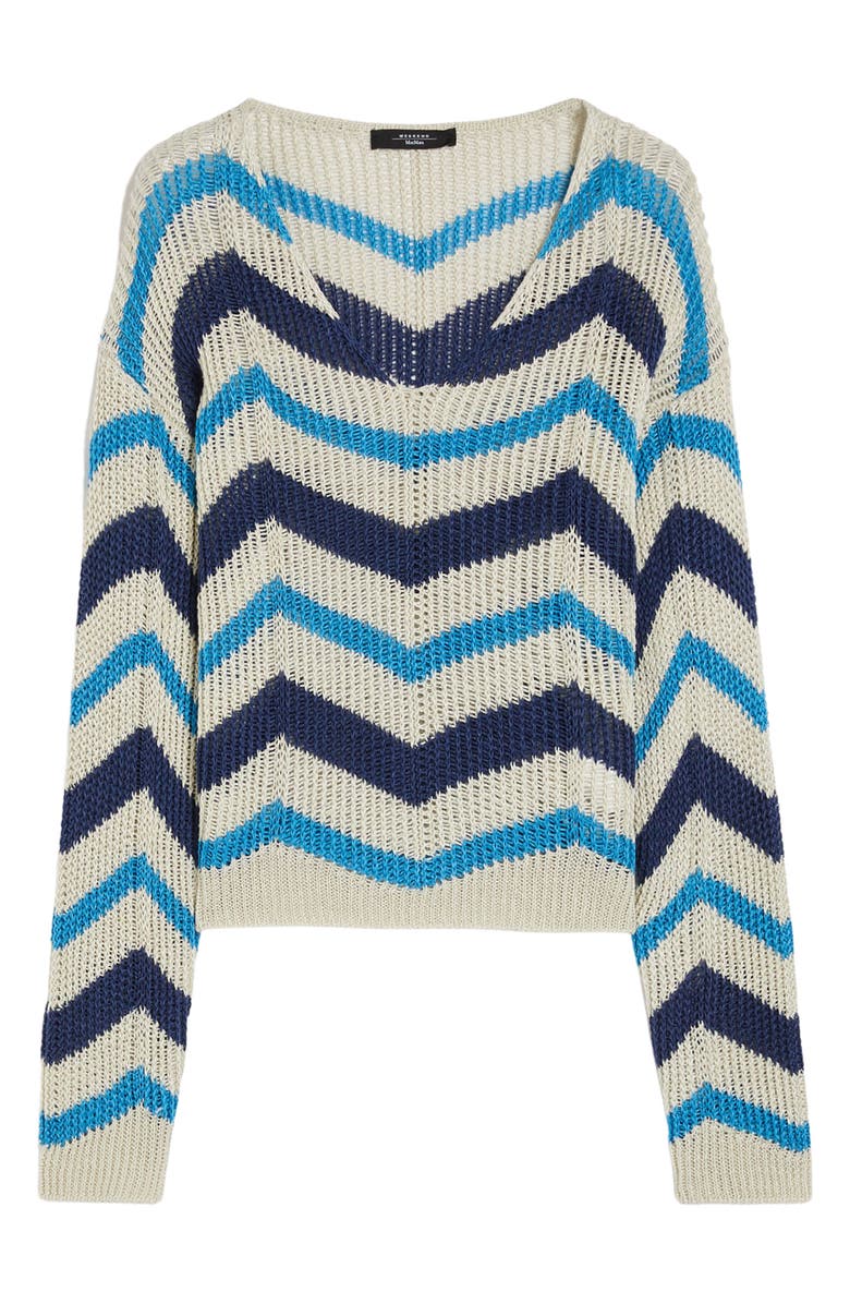 Weekend Max Mara Venusia Chevron Sweater, Alternate, color, 