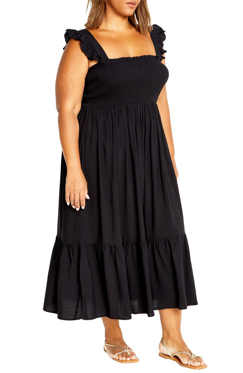 City Chic Oasis Maxi Sundress, Alternate, color,