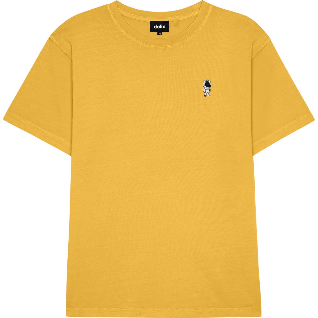 Dalix Mens Astronaut Midweight Garment Dye Tee