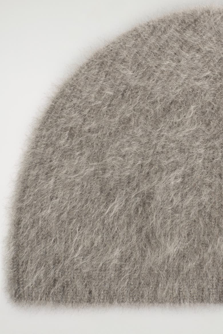 Brushed-Cashmere Beanie, Alternate, color, BEIGE