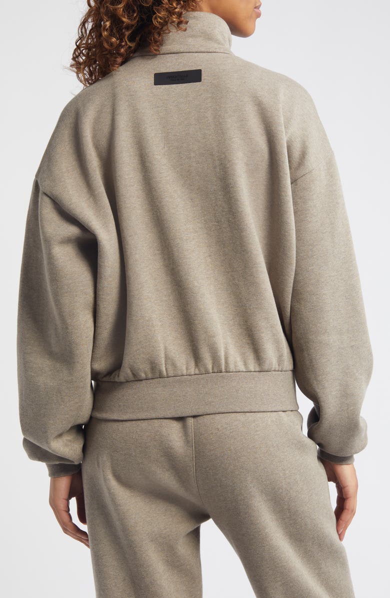 Fear of God Essentials Cotton Blend Zip-Up Jacket, Alternate, color, 