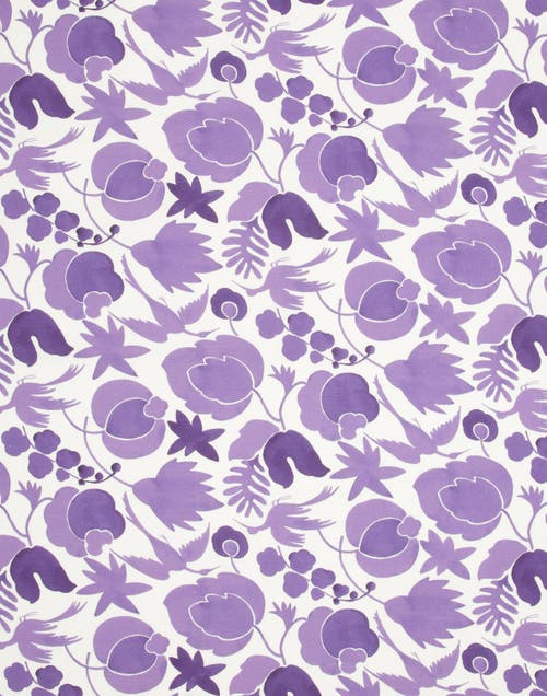La Doublej Dishtowel (50x70) Wildbird Viola Purple In Wildbird Viola Purple