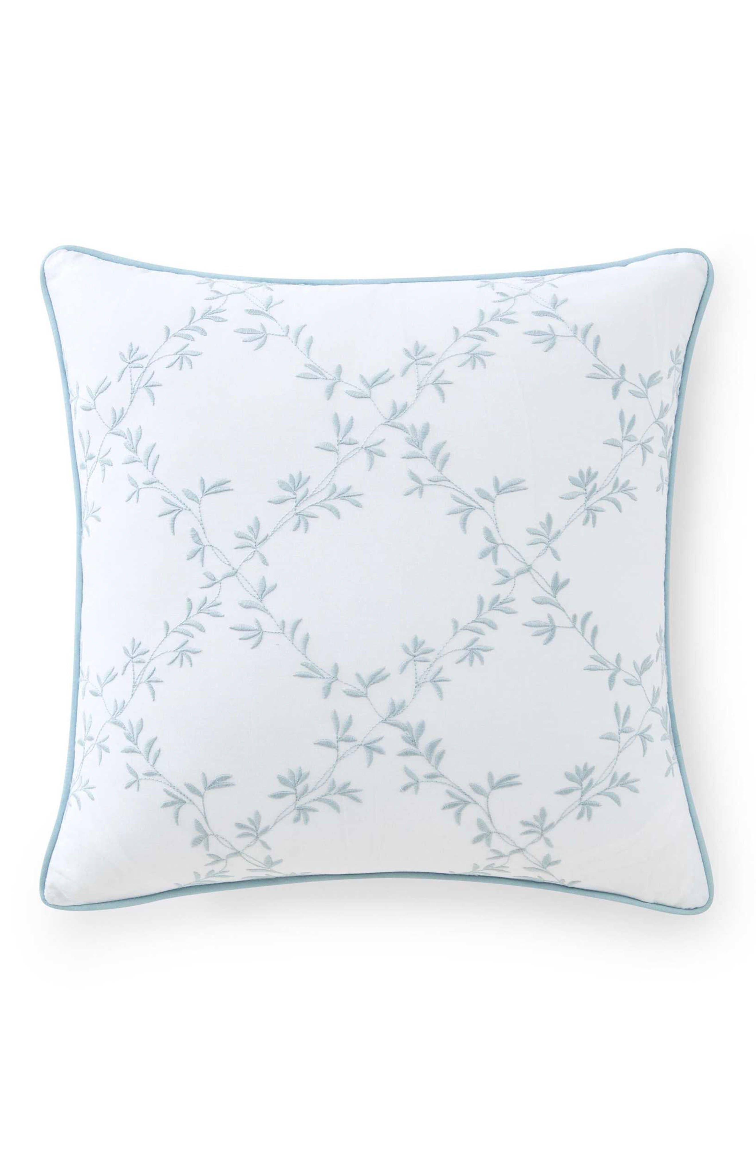 Blooming Trellis Cotton Decorative Pillow