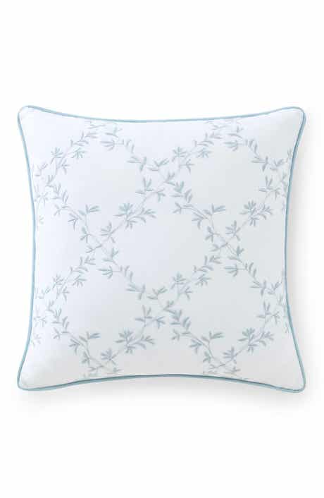 Blooming Trellis Cotton Decorative Pillow