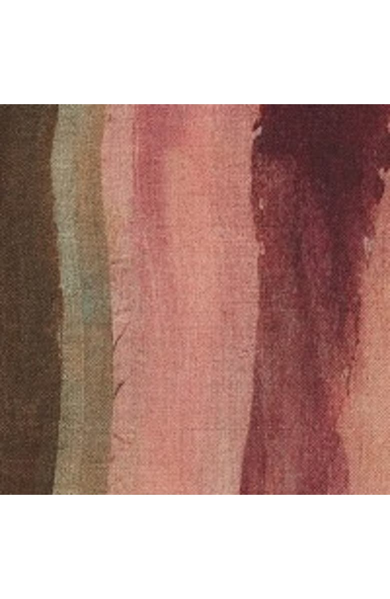 GERARD DAREL Rosalin Watercolor Stripe Scarf, Alternate, color, Rosewood