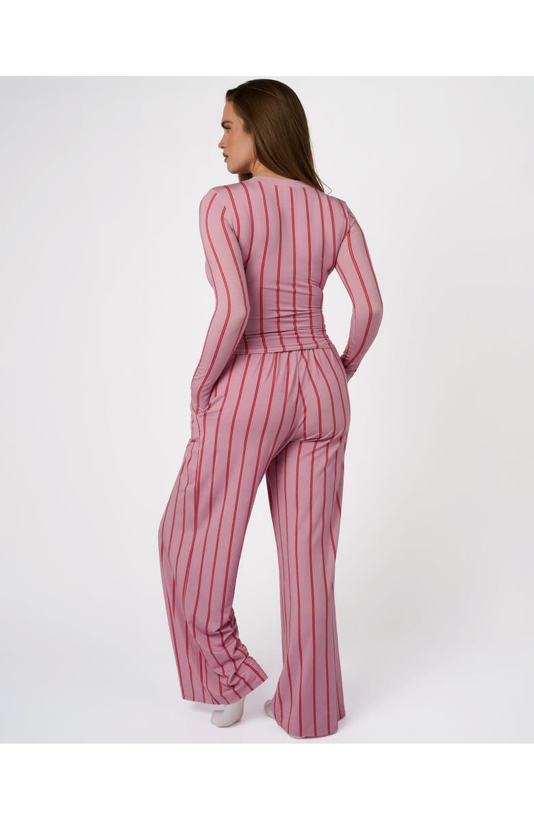 WeWoreWhat Sleep Boxer Pant, Alternate, color, Bblegum Pink Mt