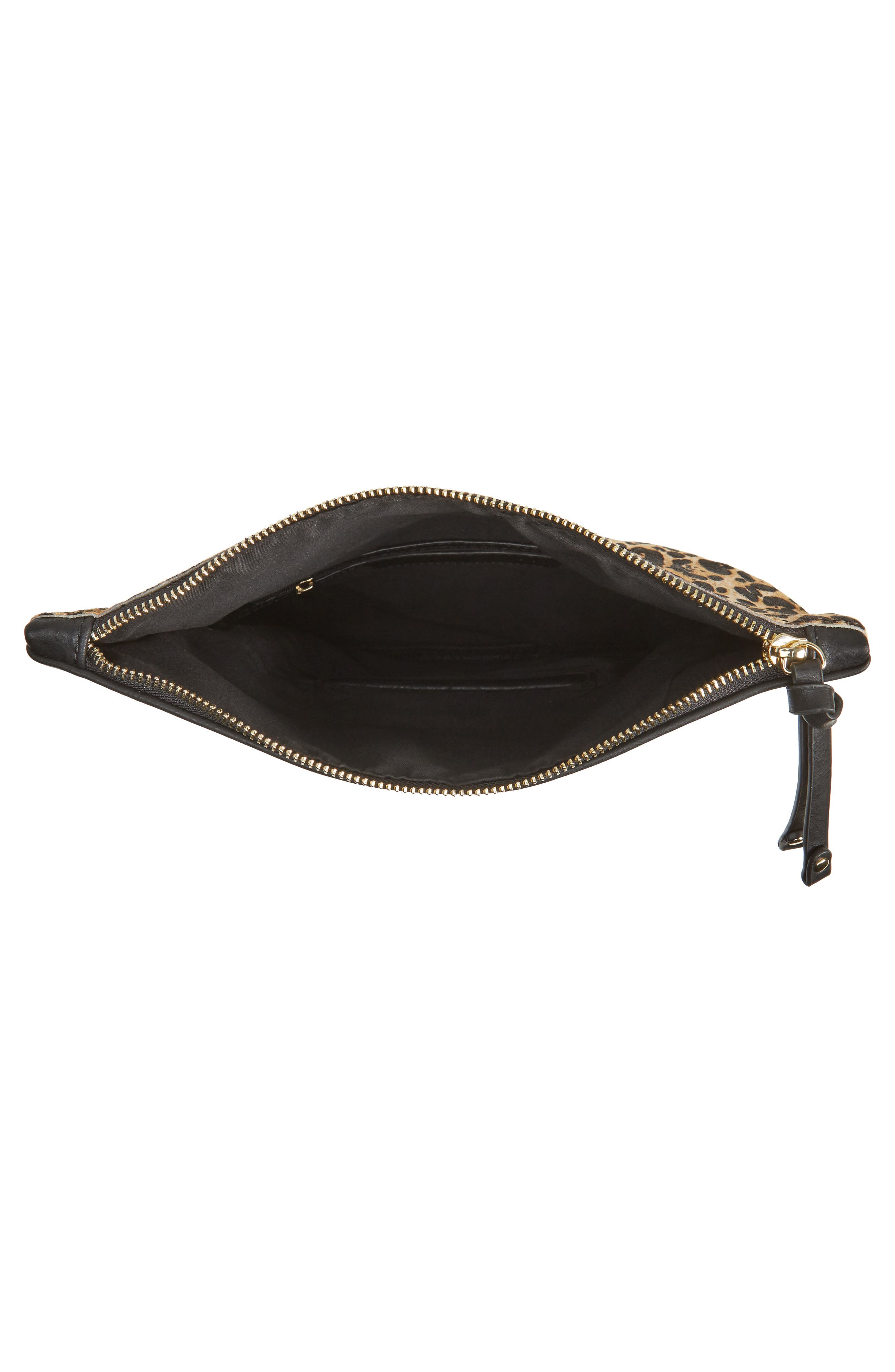 Sole Society Marlena Faux Leather Foldover Clutch, Alternate, color, 