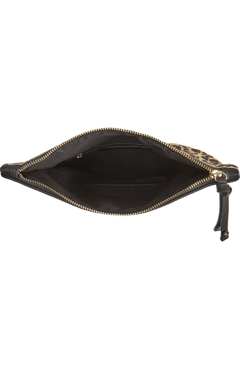 Sole Society Marlena Faux Leather Foldover Clutch, Alternate, color,