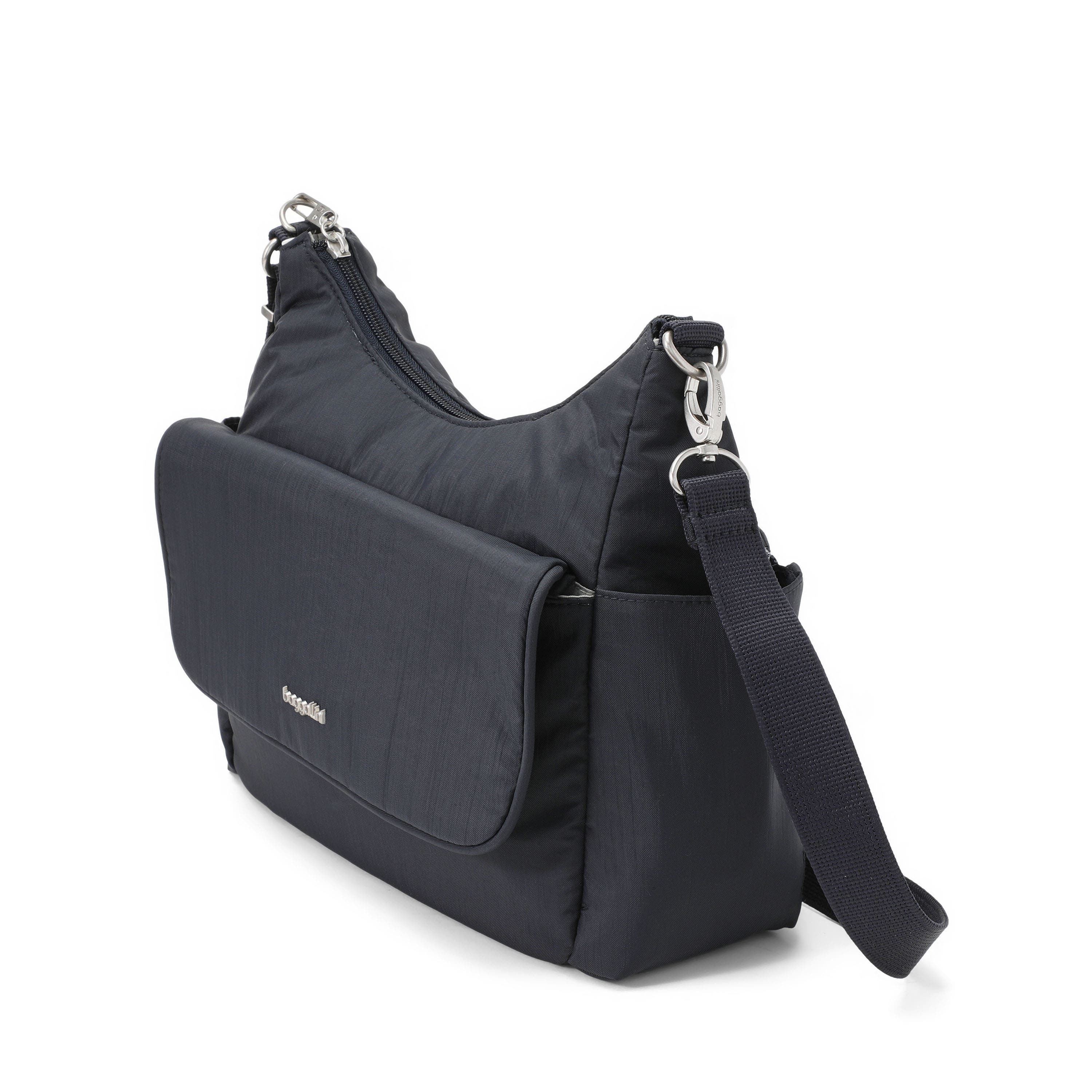Securtex Journey Anti-Theft Hobo, Alternate, color, French Navy