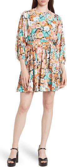 MELLODAY Printed Empire Dress main image 1