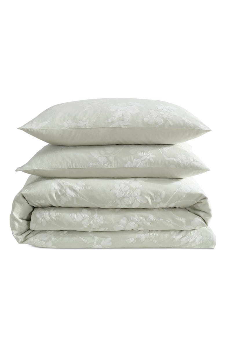 Calvin Klein Spring Branches Comforter & Sham Set, Main, color, Pearl Grey