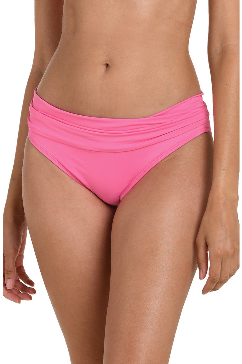 Island Goddess Hipster Bikini Bottoms, Main, color, ROSE PINK