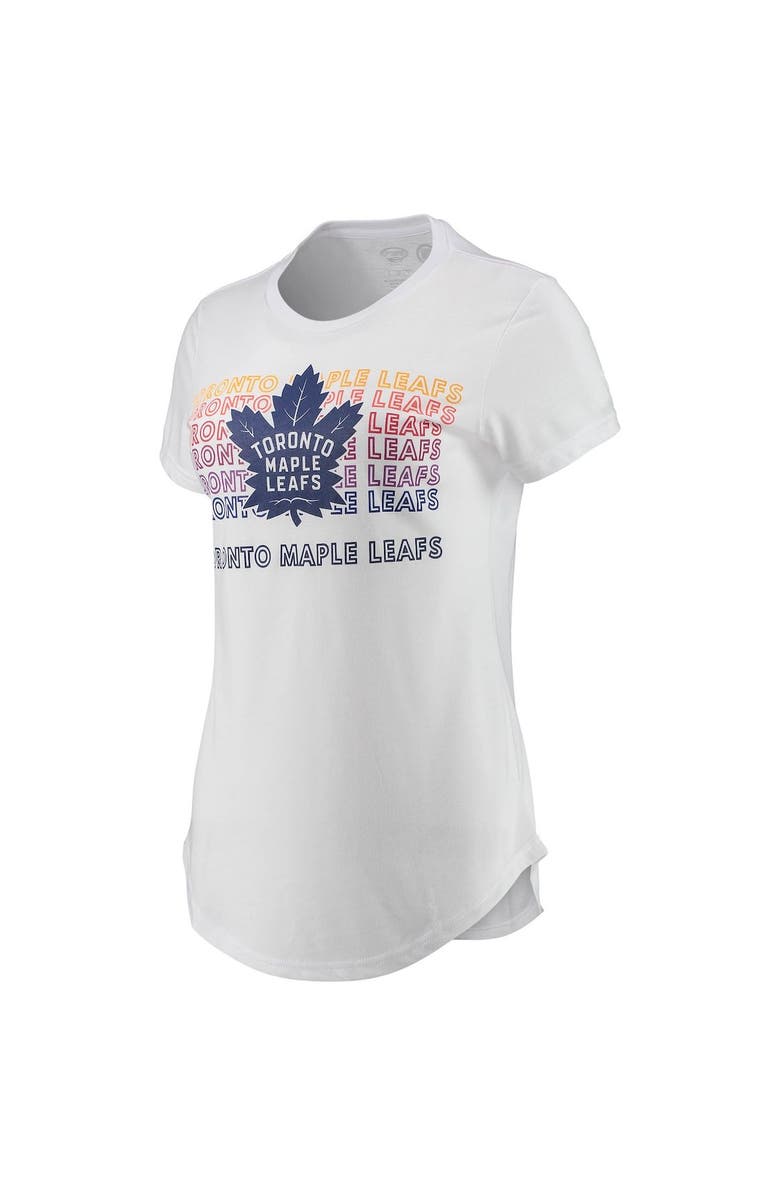 CONCEPTS SPORT Women's Concepts Sport White/Charcoal Toronto Maple Leafs Sonata T-Shirt & Leggings Set, Alternate, color, 