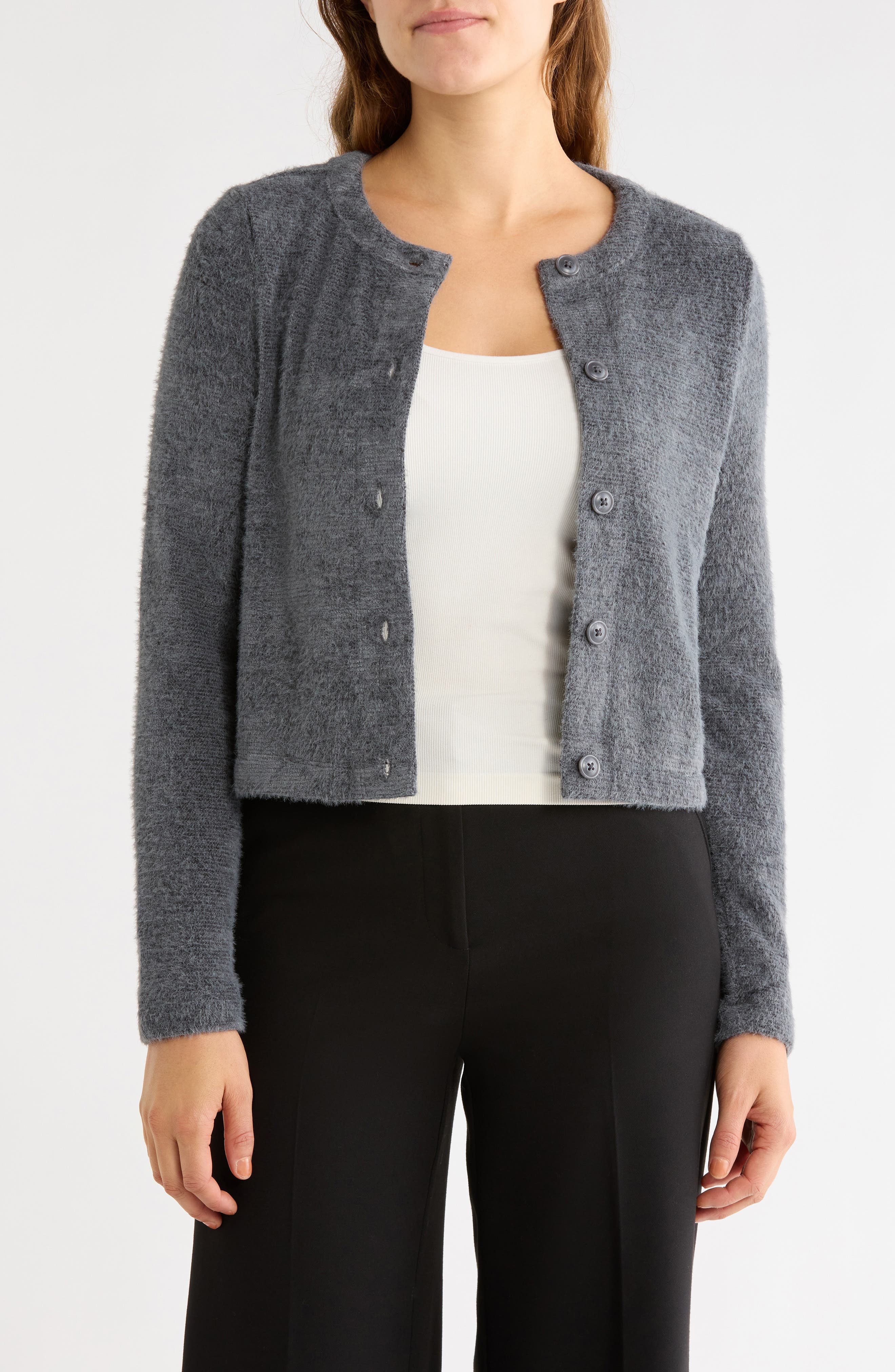 Chenille Cardigan Sweater