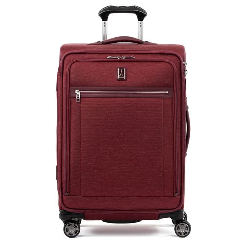 Travelpro Platinum Elite Softside Expandable Medium 25-inch Checked Luggage In Bordeaux Red