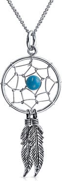 BLING JEWELRY Sterling Silver Dream On Necklace