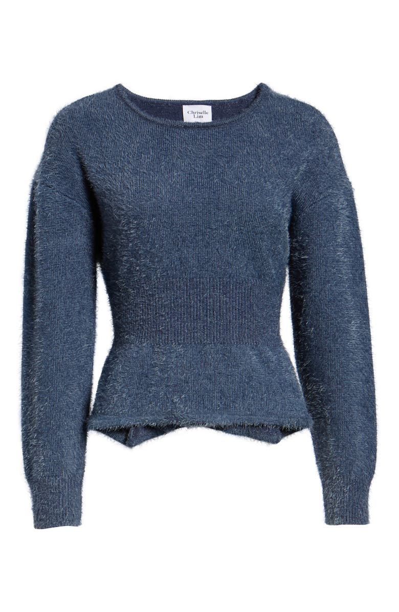 CHRISELLE LIM COLLECTION Chriselle Lim Erin Eyelash Sweater, Alternate, color,