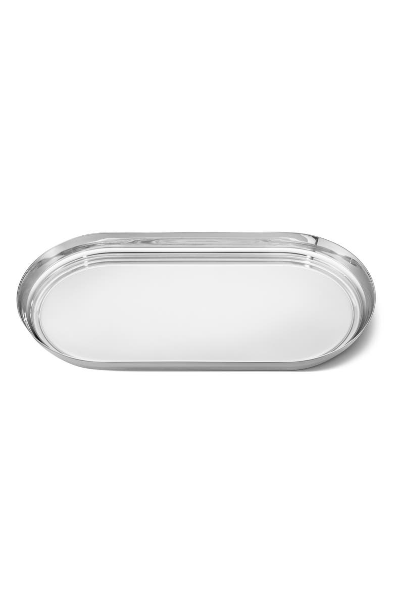 Georg Jensen Manhattan Stainless Steel Tray, Main, color, Stainless Steel
