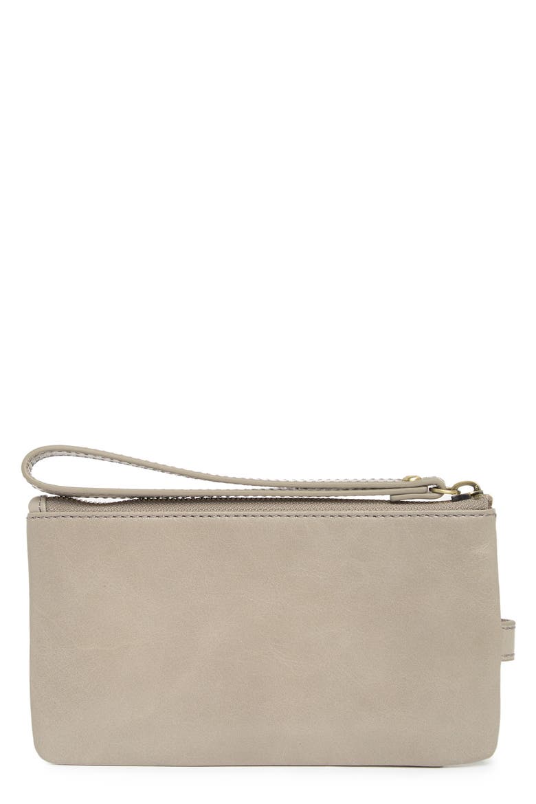 King Leather Clutch, Alternate, color, DRIFTWOOD