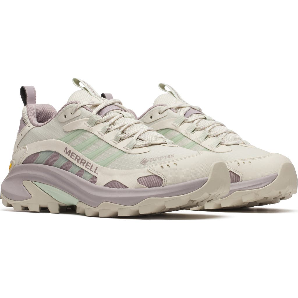 Merrell Moab Speed 2 Mesh-panelled Sneakers In Greige