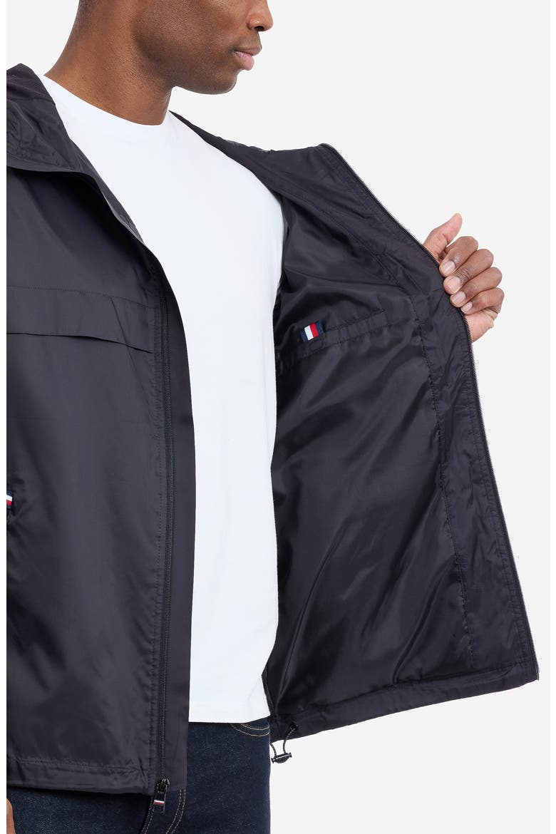 Hooded Windbreaker, Alternate, color, BLACK