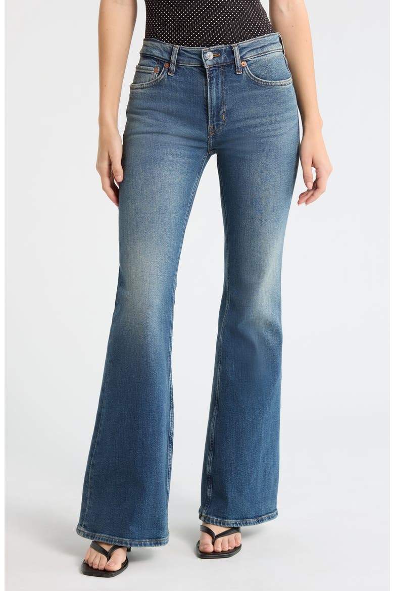 The Strutter High Waist Flare Leg Jeans, Main, color, SONOMA INDIGO