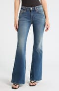 Re/Done The Strutter High Waist Flare Leg Jeans