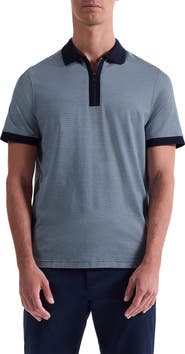 Bugatchi Quarter Zip Polo