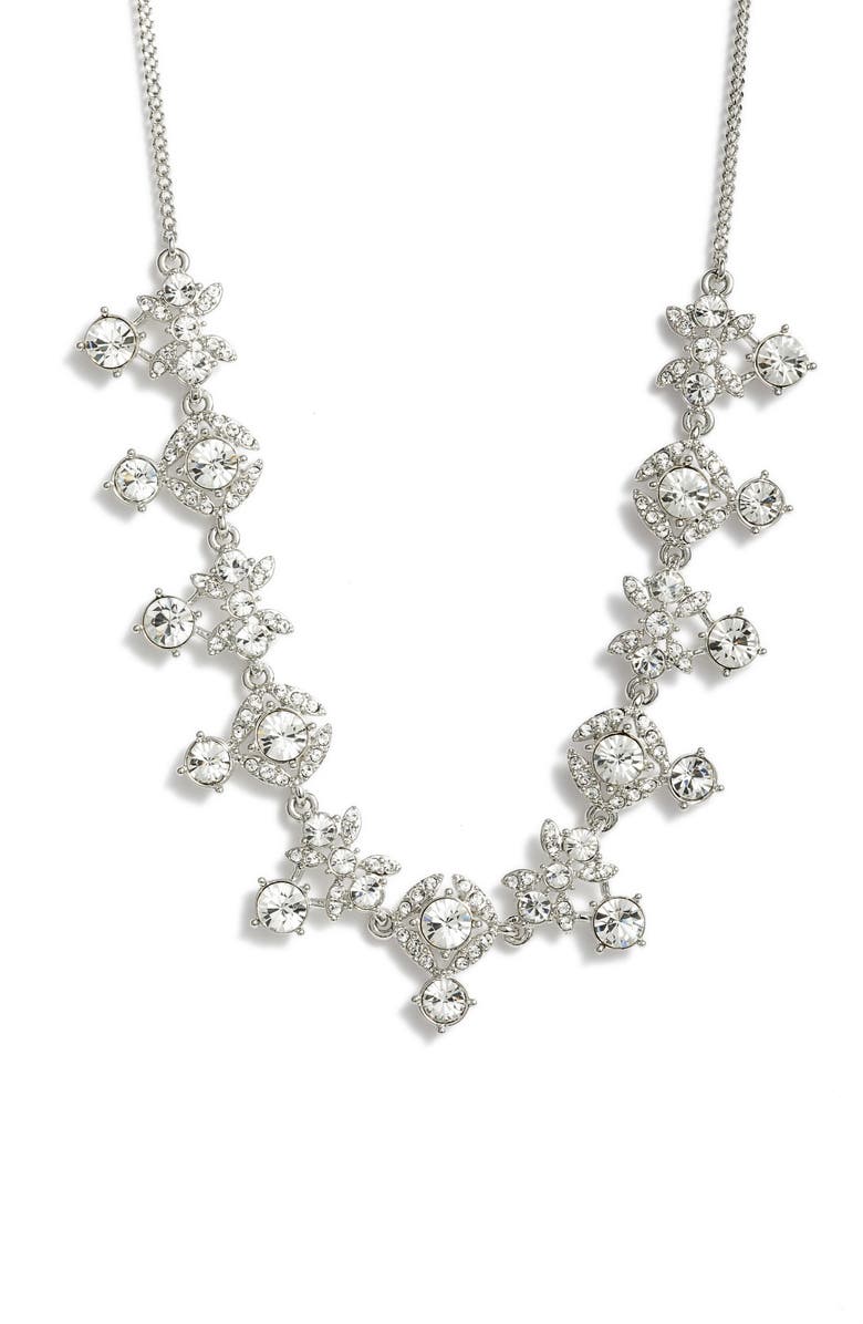 Givenchy Crystal Necklace, Main, color, 