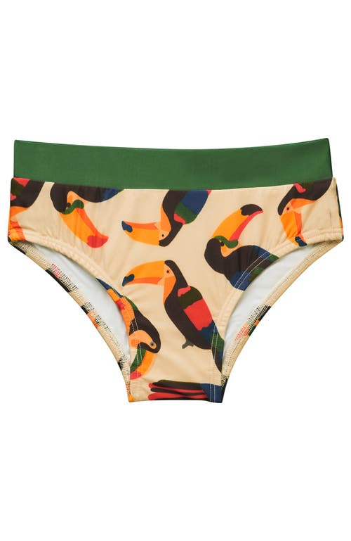 Roarsome Toucan Bikini In Green