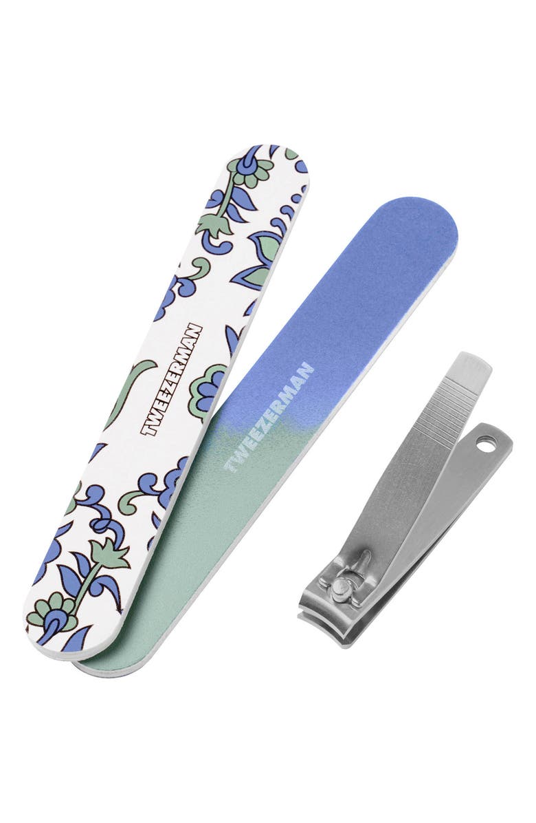 TWEEZERMAN Nail Clipper & Nail File Set, Alternate, color, Multi