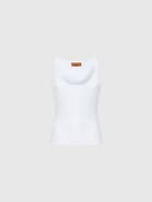 Missoni Stretch Chevron Cotton And Viscose Tank Top