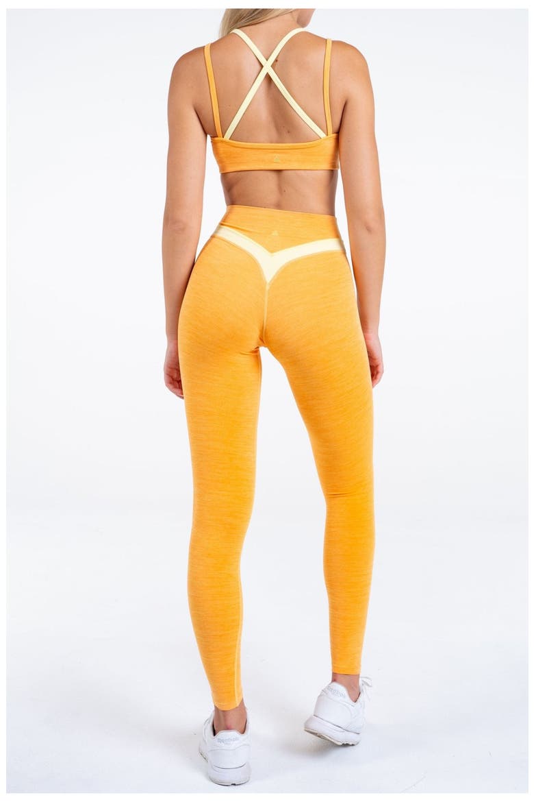 Daydream Block Pant, Alternate, color, Peach Lemonade
