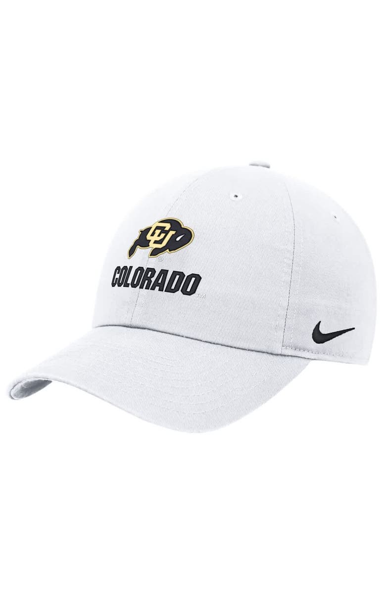 Nike Men's Nike White Colorado Buffaloes 2025 On-Field Club Adjustable Hat, Alternate, color, 